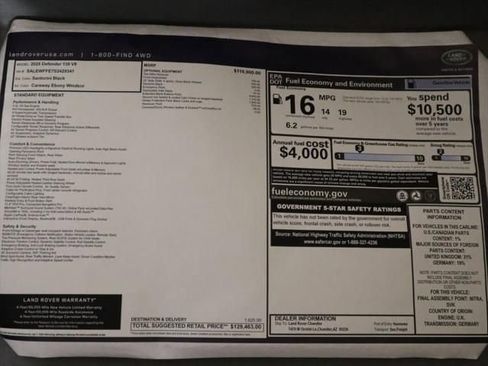 New 2025 Land Rover Defender 130 V8 image 9