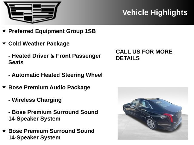 Used 2020 Cadillac CT4 Luxury w/ Bose Premium Audio Package AWD/4WD image 6