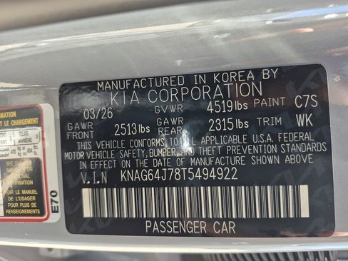 New 2026 Kia K5 GT-Line AWD/4WD image 22