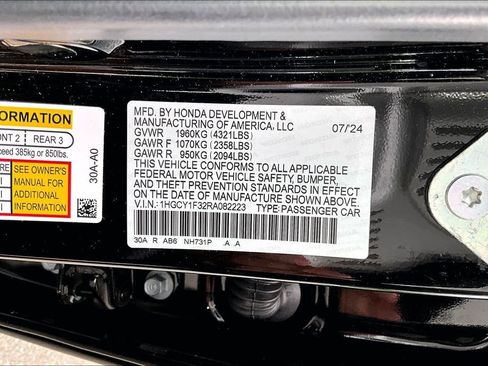 Used 2024 Honda Accord EX image 16