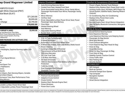 New 2026 Jeep Grand Wagoneer Limited w/ Premium Group II AWD/4WD image 41