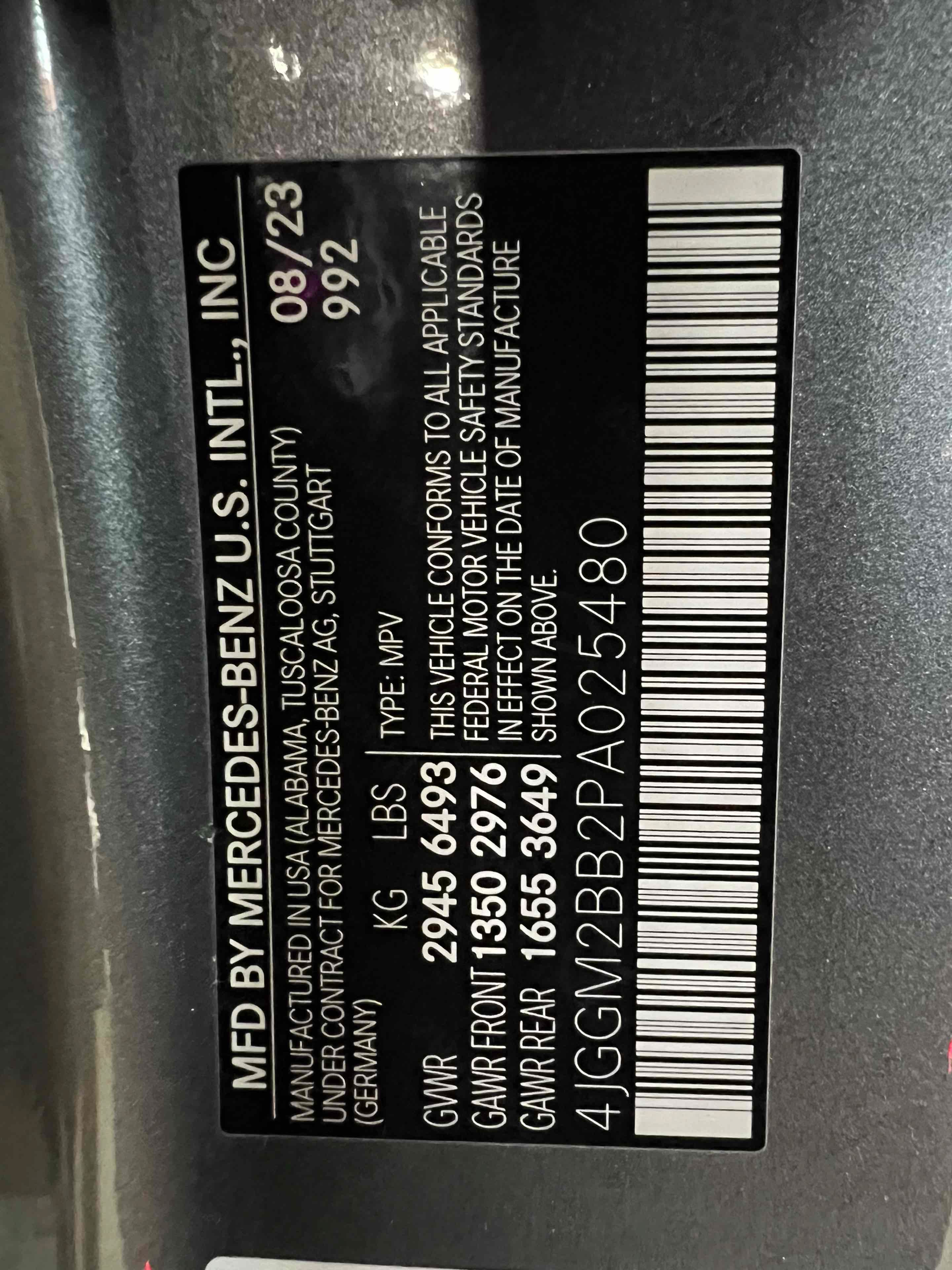 Used 2023 Mercedes-Benz EQE 350+ SUV image 12
