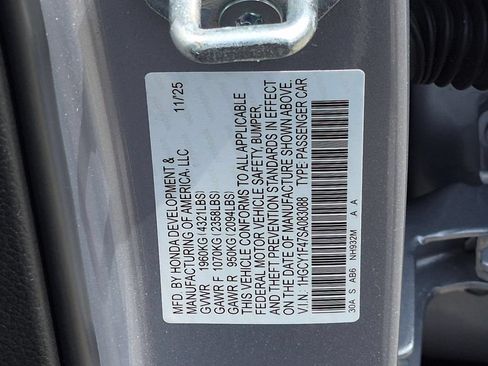 Used 2025 Honda Accord SE image 35