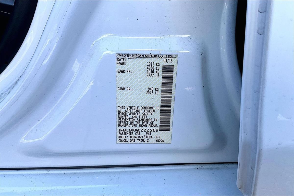 Used 2016 Nissan Altima 2.5 SV w/ Convenience Package FWD image 19