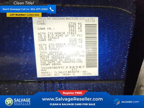 Used 2026 Nissan Pathfinder SV AWD/4WD image 17