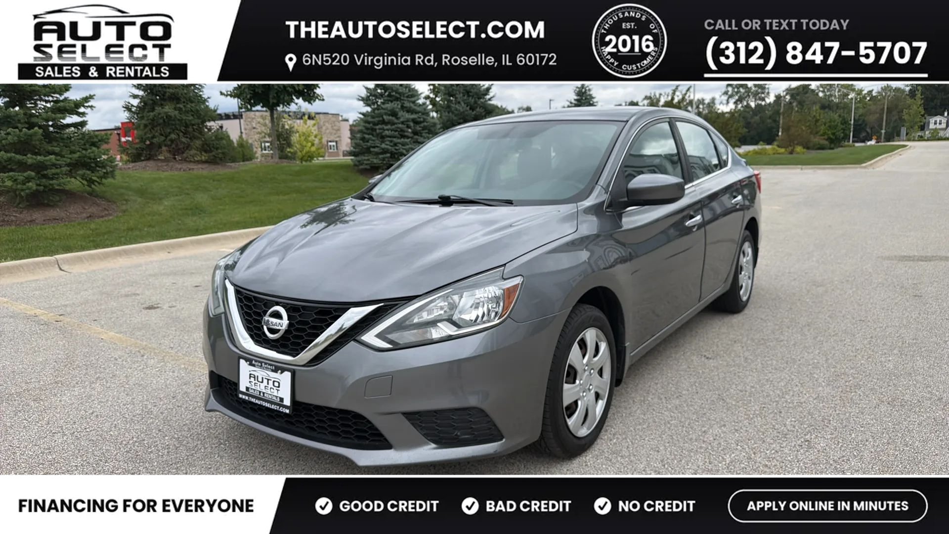 Used 2016 Nissan Sentra SV FWD image 1