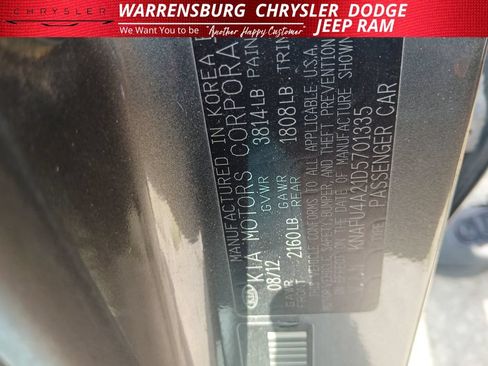 Used 2013 Kia Forte EX w/ Fuel Economy Pkg FWD image 8