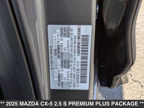 New 2025 MAZDA CX-5 AWD 2.5 S w/ Premium Plus Pkg image 15