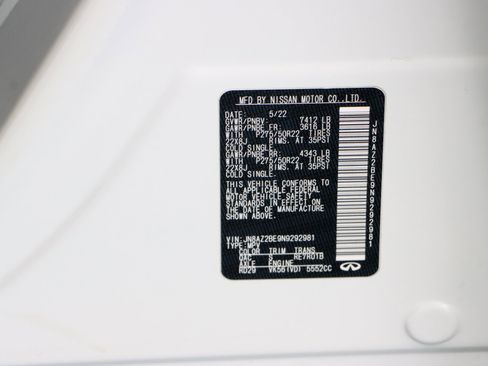 Used 2022 INFINITI QX80 Sensory w/ Cargo Package image 39