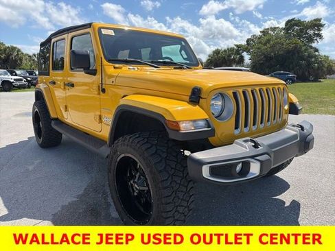 Used 2020 Jeep Wrangler Unlimited Sahara AWD/4WD image 1