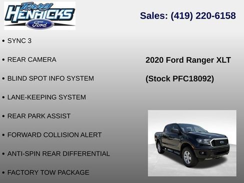 Used 2020 Ford Ranger XLT w/ FX4 Off-Road Package AWD/4WD image 23