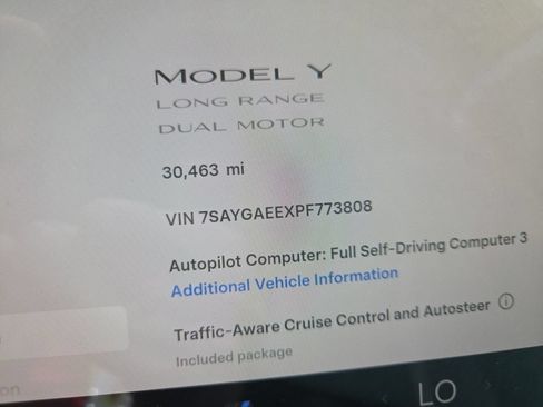 Used 2023 Tesla Model Y Long Range AWD/4WD image 2