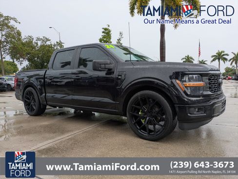 Used 2024 Ford F150 STX w/ STX Black Appearance Package RWD image 1
