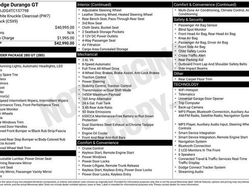 Used 2026 Dodge Durango GT AWD/4WD image 6