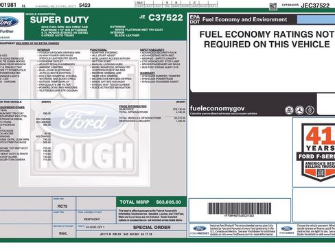 Used 2018 Ford F450 Platinum AWD/4WD image 36
