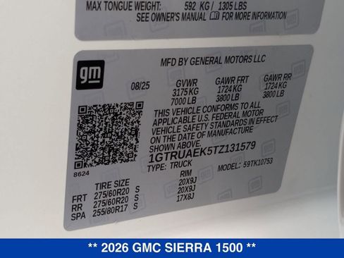 New 2026 GMC Sierra 1500 Pro w/ Graphite Edition image 32