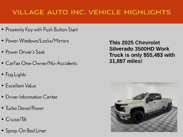 Used 2025 Chevrolet Silverado 3500 W/T AWD/4WD image 14