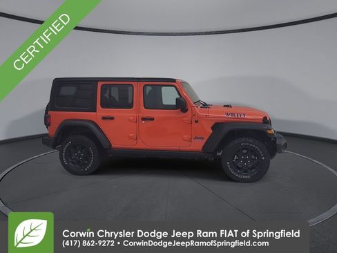 Used 2023 Jeep Wrangler Unlimited w/ 8.4" Radio Group AWD/4WD image 3