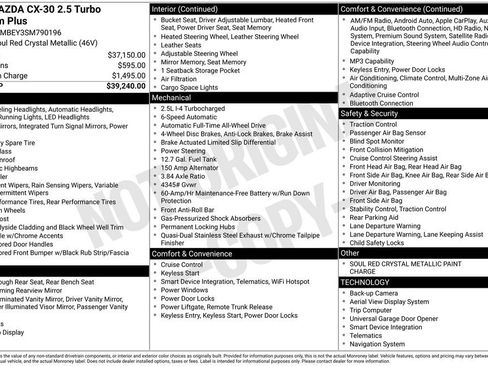 Certified 2025 MAZDA CX-30 2.5 Turbo w/ Premium Plus Pkg image 4