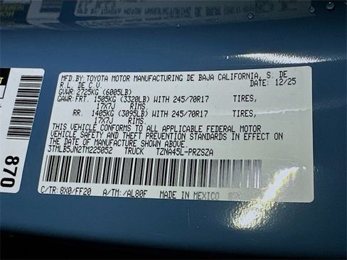 New 2026 Toyota Tacoma SR5 image 17