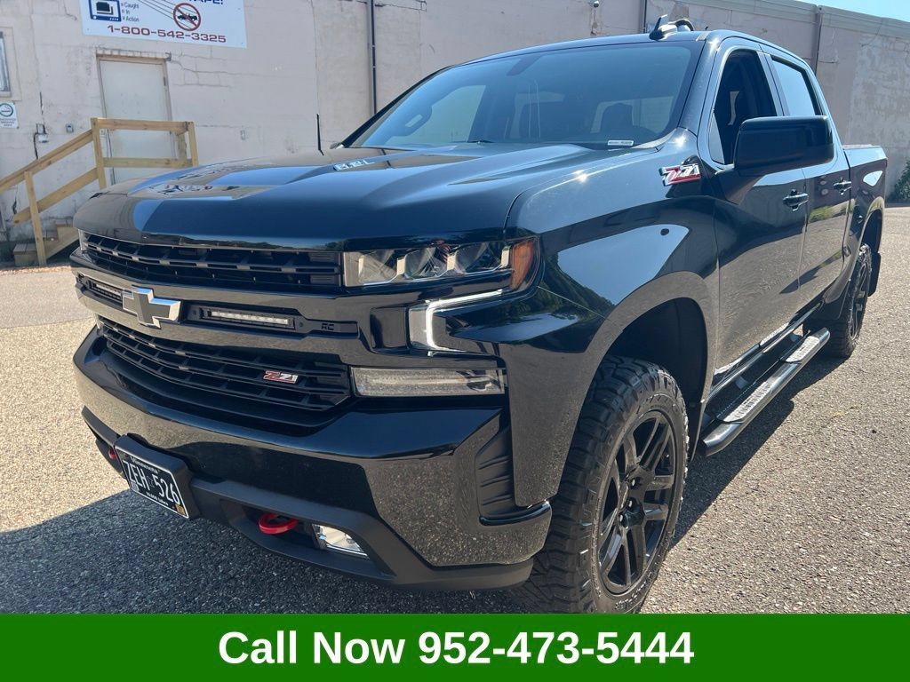 Used 2021 Chevrolet Silverado 1500 LT Trail Boss w/ Bed Protection Package AWD/4WD image 1