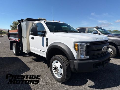 Used 2018 Ford F550 4x4 Regular Cab Super Duty w/ Power Equipment Group image 1