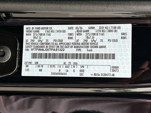 Used 2026 Ford F150 Tremor w/ Equipment Group 402B AWD/4WD image 27