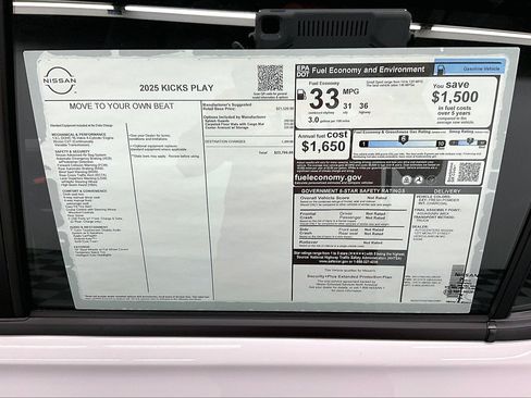 New 2025 Nissan Kicks Play S image 72