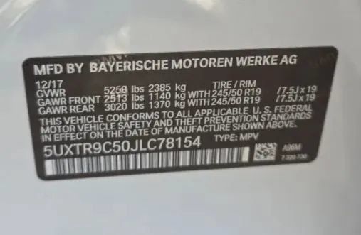 Used 2018 BMW X3 xDrive30i AWD/4WD image 62