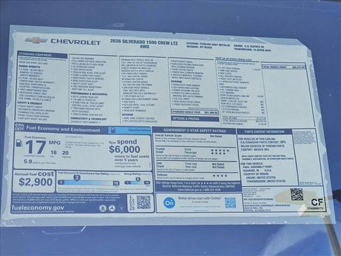 New 2026 Chevrolet Silverado 1500 LTZ w/ Z71 Off-Road Package AWD/4WD image 18
