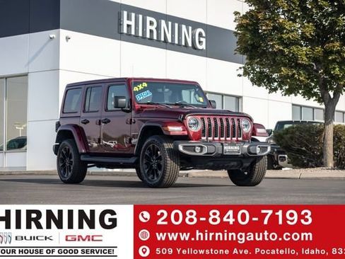 Used 2021 Jeep Wrangler Unlimited Sahara AWD/4WD image 1