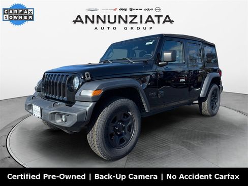 Certified 2022 Jeep Wrangler Unlimited Sport image 1