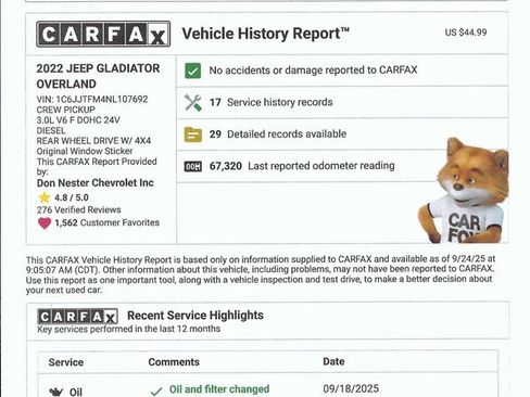 Used 2022 Jeep Gladiator Overland w/ Cold Weather Group image 5