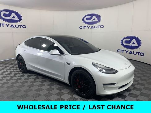 Used 2020 Tesla Model 3 Long Range AWD/4WD image 1