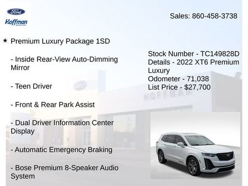 Used 2022 Cadillac XT6 Premium Luxury AWD/4WD image 5