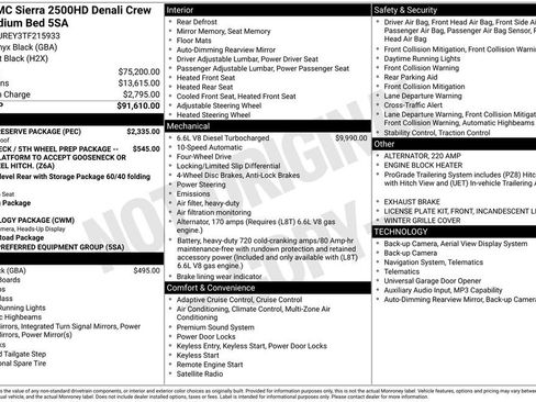 New 2026 GMC Sierra 2500 Denali w/ Denali Reserve Package AWD/4WD image 35
