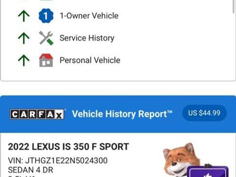 Used 2022 Lexus IS 350 F Sport image 4