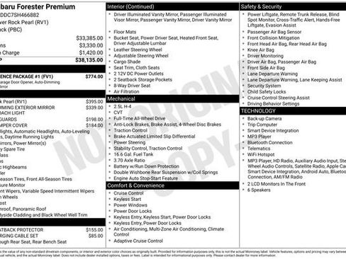 Certified 2025 Subaru Forester Premium w/ Convenience Package #1 AWD/4WD image 8