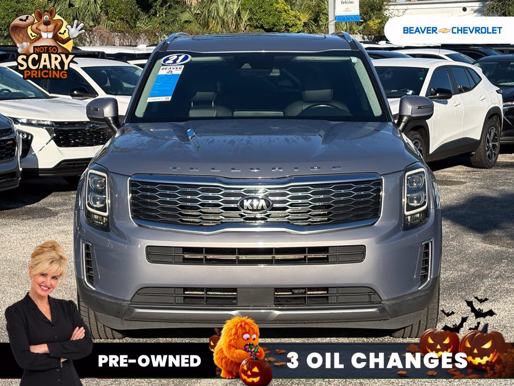 Used 2021 Kia Telluride EX w/ EX Premium Package AWD/4WD image 3