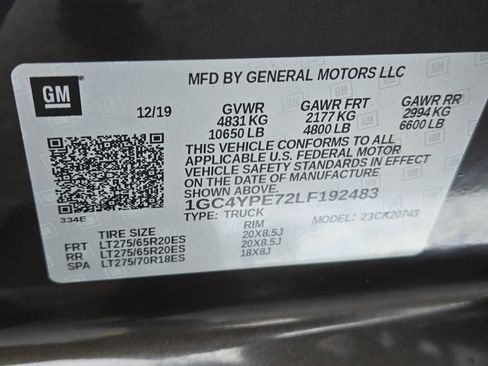 Used 2020 Chevrolet Silverado 2500 LTZ image 16