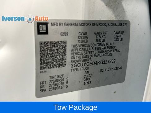Used 2019 Chevrolet Silverado 1500 LTZ w/ LTZ Plus Package AWD/4WD image 15