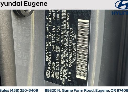 Used 2026 Hyundai Venue SE FWD image 27