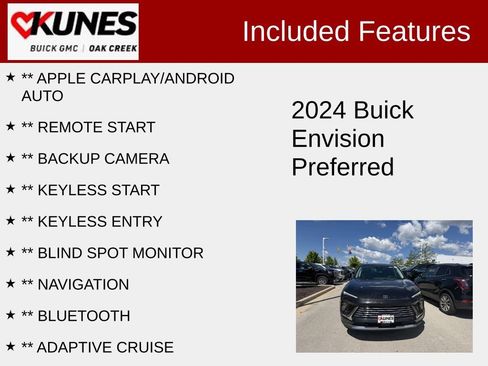 Used 2024 Buick Envision Preferred AWD/4WD image 2