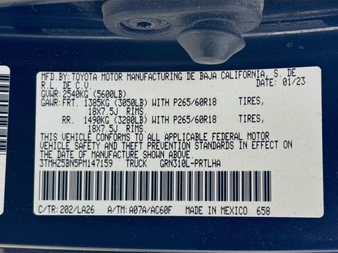 Certified 2023 Toyota Tacoma Limited image 25