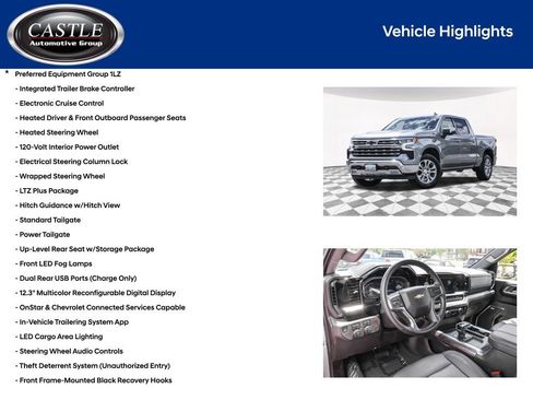 Used 2024 Chevrolet Silverado 1500 LTZ w/ LTZ Premium Package AWD/4WD image 7