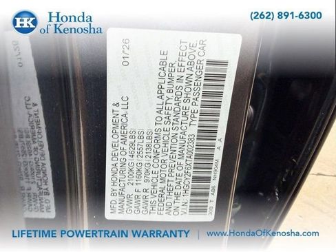 New 2026 Honda Accord EX-L image 23