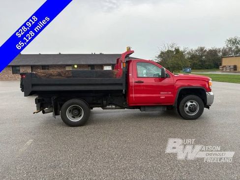 Used 2015 GMC Sierra 3500 4x4 Regular Cab w/ Snow Plow Prep Package image 9