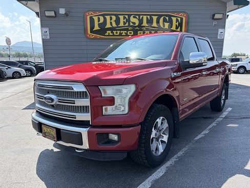 Used 2015 Ford F150 Platinum w/ Technology Package AWD/4WD image 2