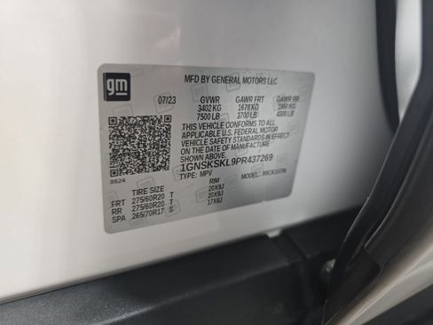 Certified 2023 Chevrolet Tahoe Premier w/ Advanced Technology Package AWD/4WD image 39