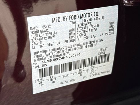 Certified 2022 Lincoln Aviator Black Label AWD/4WD image 28